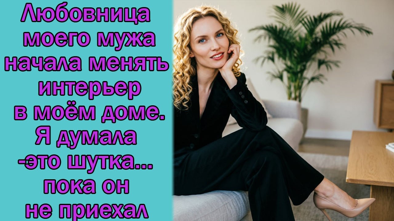 Любовница моего мужа начала менять интерьер в моём доме. Я думала, что это шутка, пока он не приехал