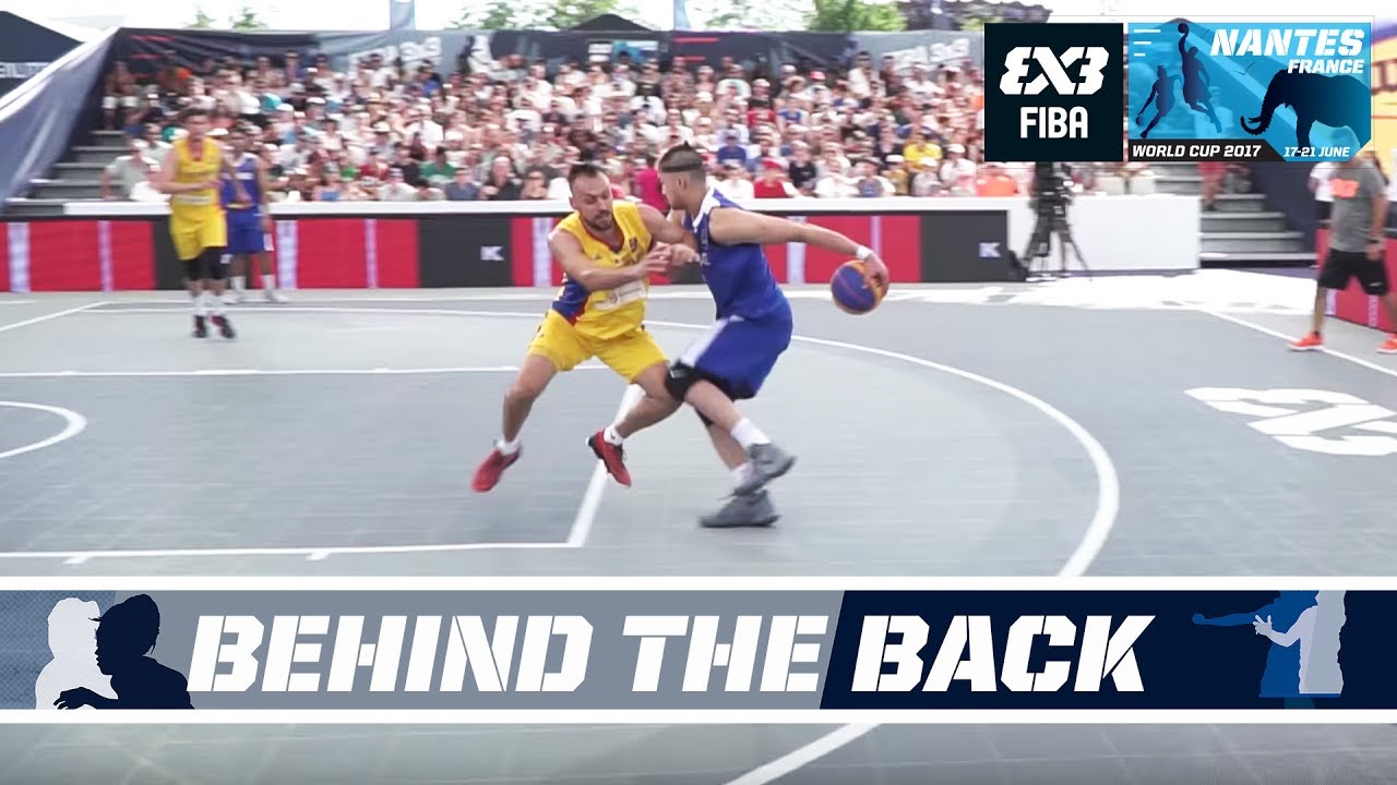 Kobe Paras with the sweet behind-the-back move - FIBA 3x3 World Cup 2017