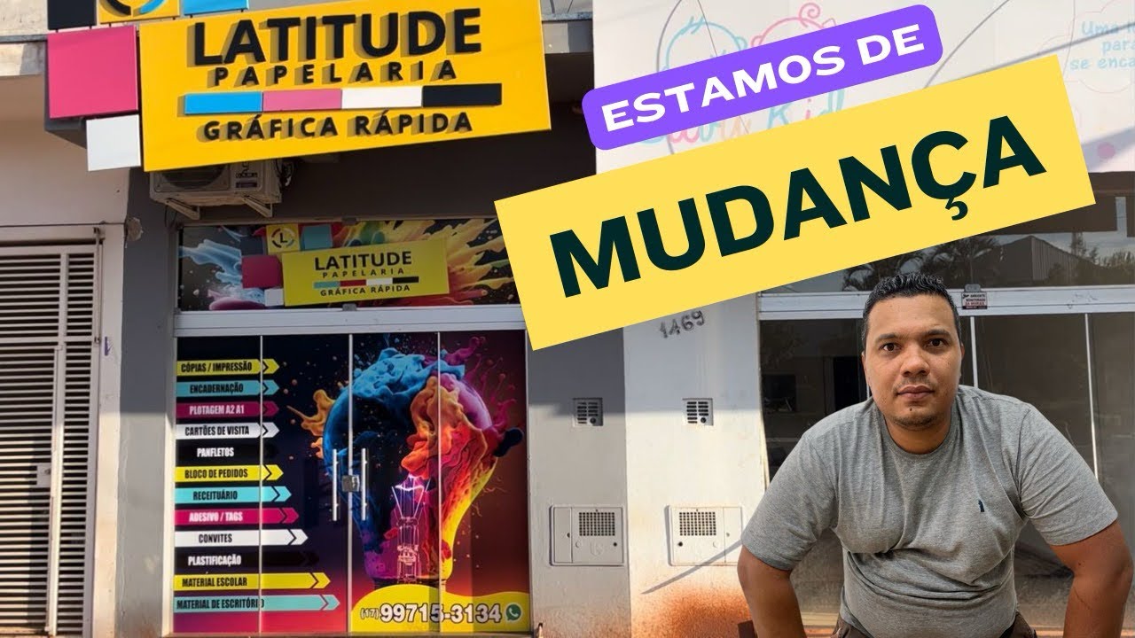 ESTAMOS DE MUDANÇA NA GRÁFICA RÁPIDA