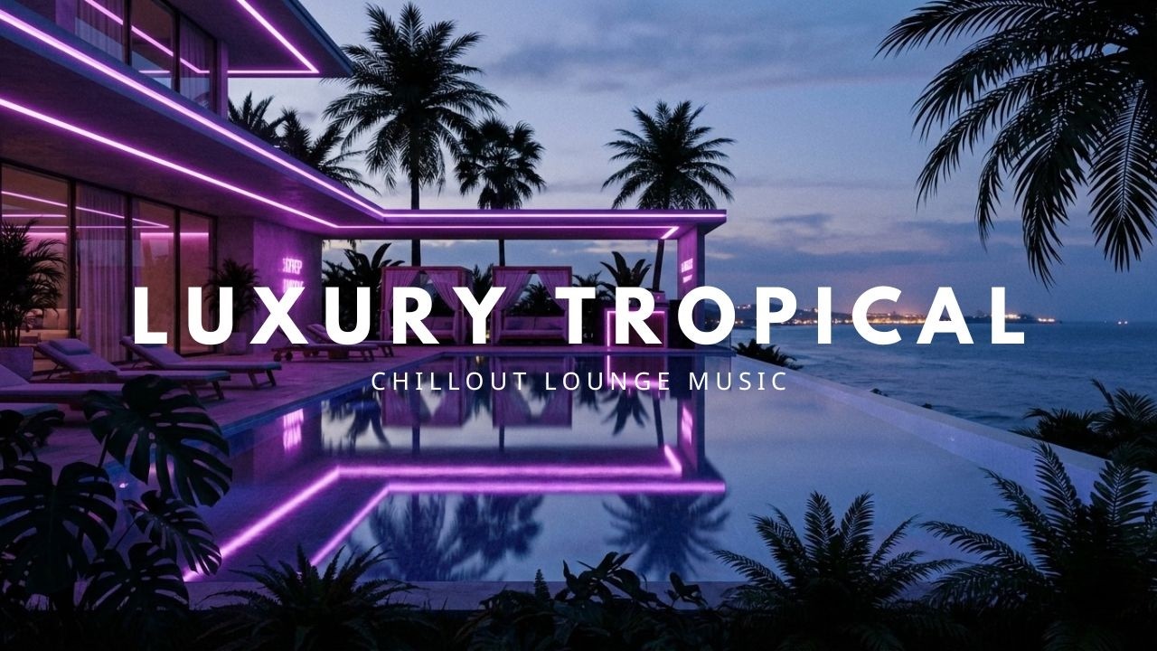 Luxury Chillout Tropical Sunset | Lounge Music For Smooth Night Vibes