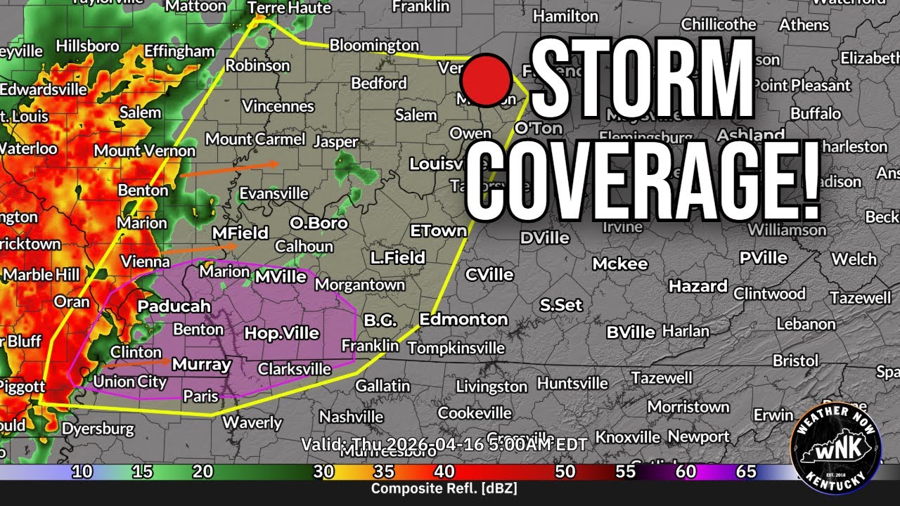 LIVE: Severe Storms in West Kentucky, NOW!