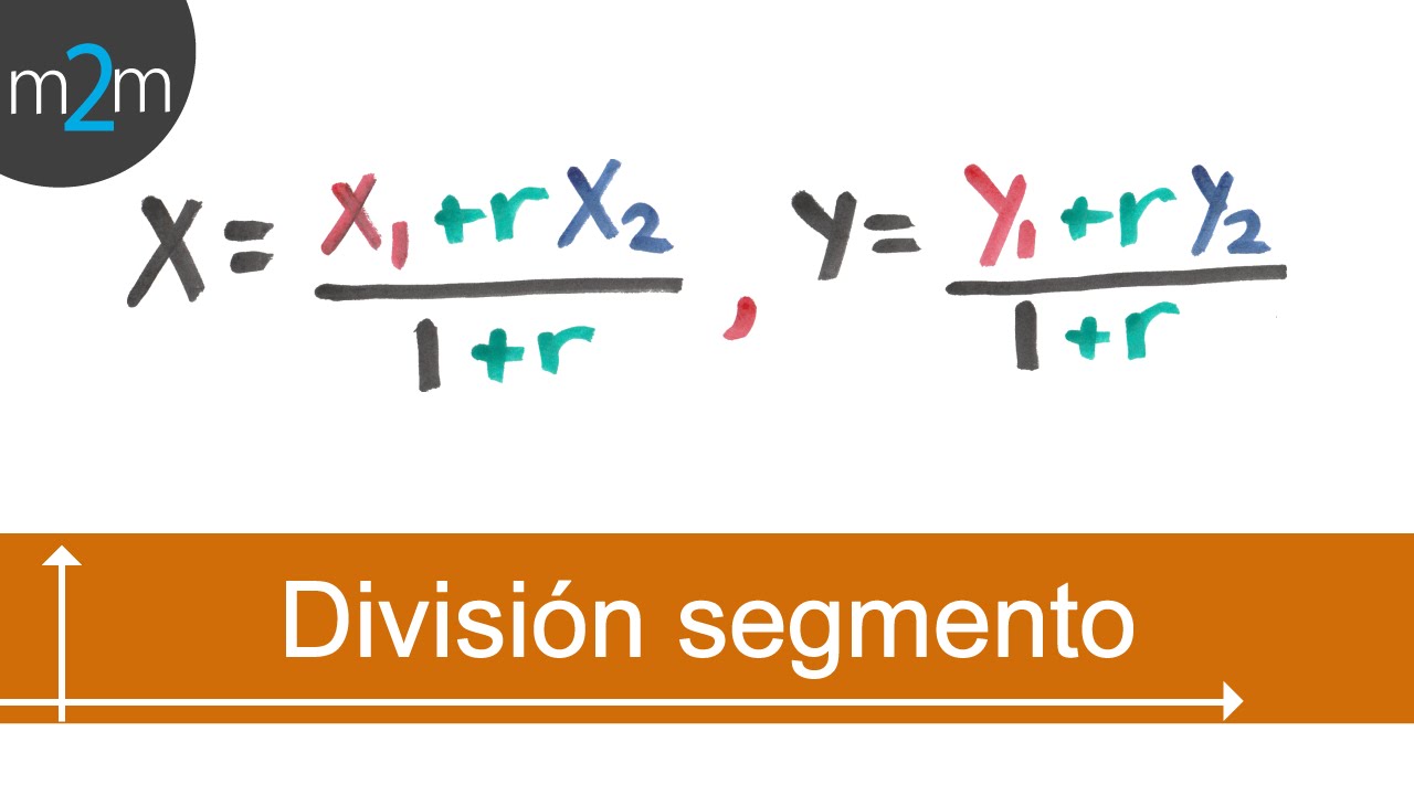 División de un segmento en una razón dada