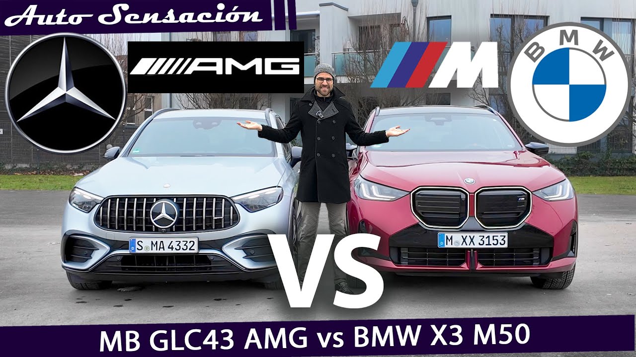 Mercedes-Benz GLC43 AMG vs. BMW X3 M50: ¡La batalla definitiva de los SUVs deportivos de lujo! 🚗💥