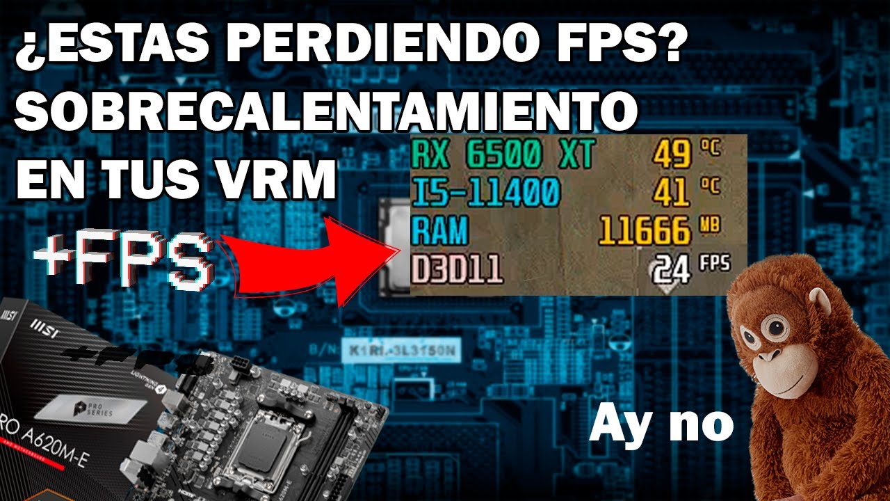 Thermal Throttling de VRM en tu tarjeta madre, placas H510 y H610| Aumenta tus FPS