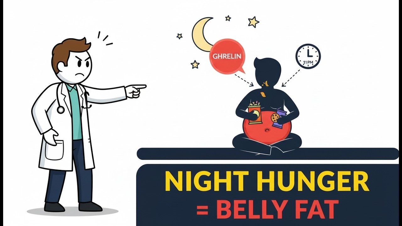 The Hunger Hormone Mistake That Creates Belly Fat — Why Night Eating Causes Weight Gain