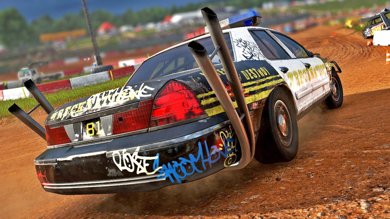 ПОЛИЦЕЙСКАЯ МАШИНА В WRECKFEST?!