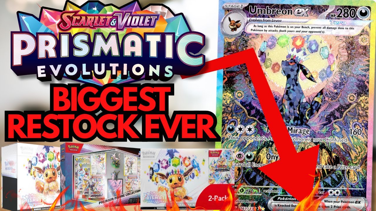 Prismatic Evolutions Will Have the Biggest Drop of Any Pokémon Card Set