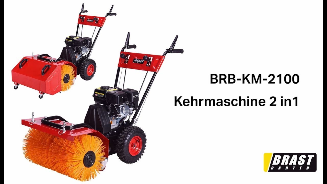 BRAST BRB-KM-2100 Kehrmaschine 2in1 6.5PS 196cc