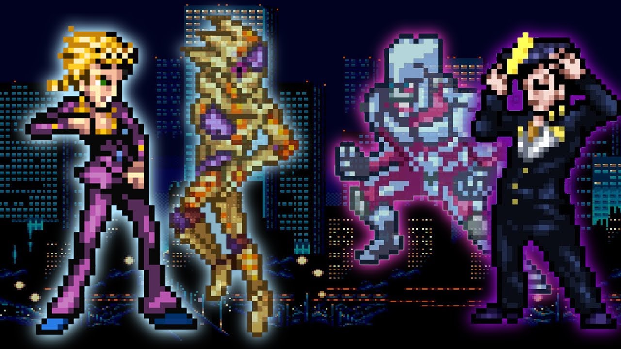 Josuke (New) Vs Giorno (all forms) in Jump Force Mugen