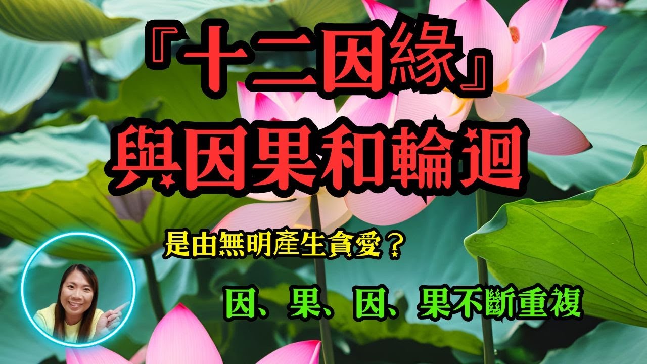 [佛教系列]: 十二因緣與因果和輪迴 The twelve links of dependent origination, cause and effect, and samsara.