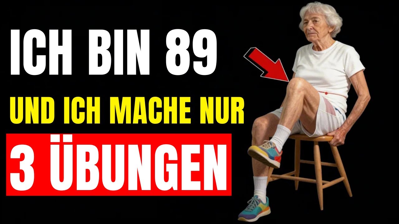 Über 60 und Probleme beim Aufstehen? Diese 3 Stuhlübungen stärken Ihre Beine