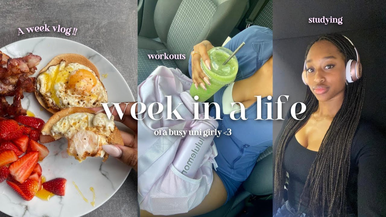 getting back on track: studying, gym & self care {busy uni girl vlog}
