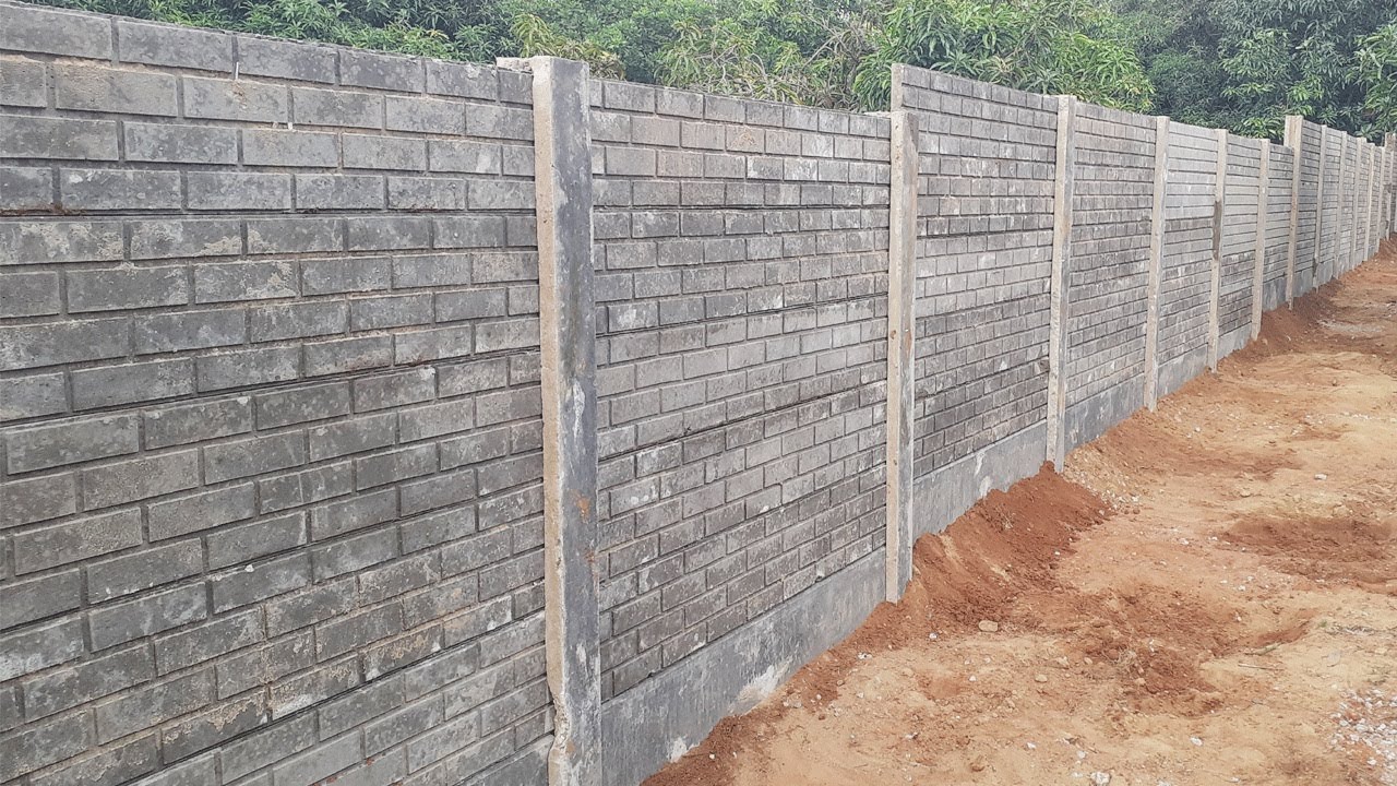decorative precast concrete wall panels | concrete fence