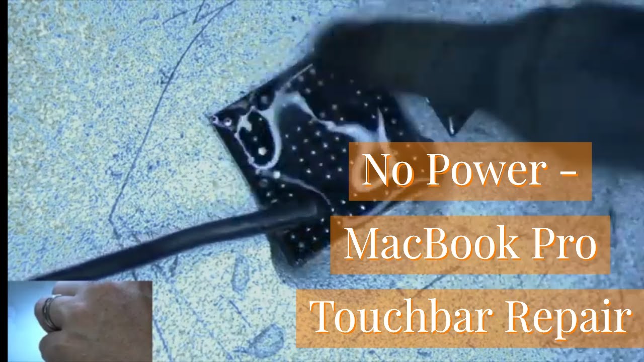 Macbook Pro Touchbar Doesn't Power On Fix - A1707 board 820-00281