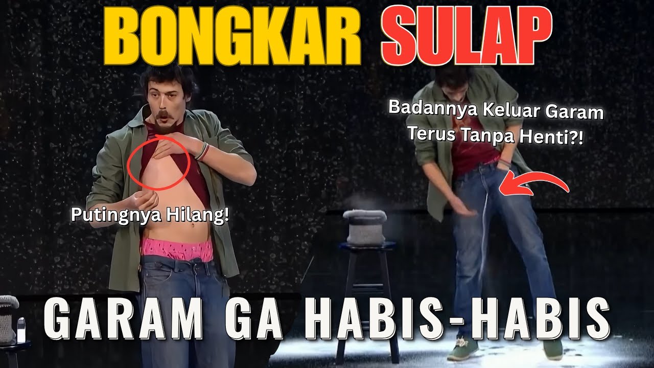 Rahasia Trik Sulap Puting Menghilang & Garam Ga Habis-Habis Terbongkar❗❗