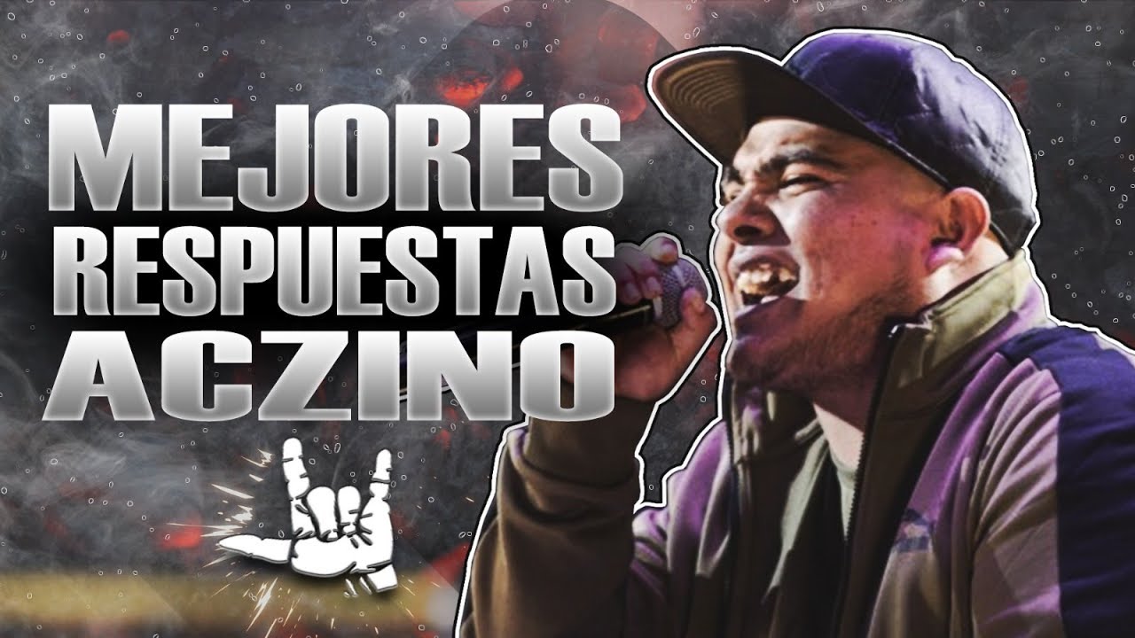 ¡Las MEJORES RESPUESTAS de ACZINO! | Batallas de Freestyle/Rap