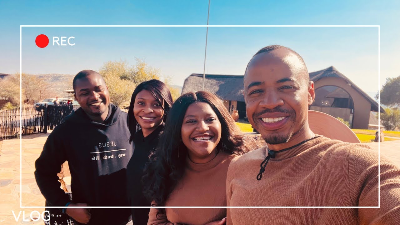 Vlog|Spend the day with us @gocheganaslodge 🤗|Namibian TouTuber