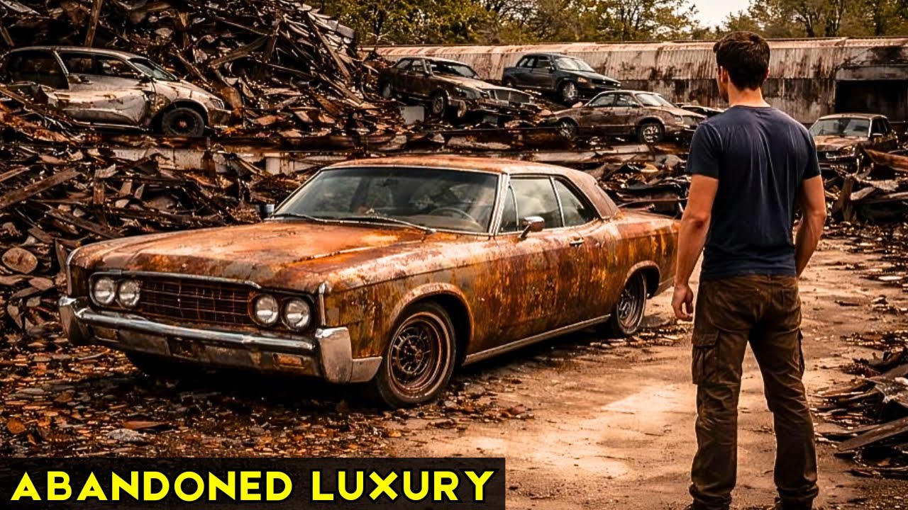 Abandoned 1965 Lincoln Continental Found Rotting in a Junkyard | ASMR Restoration