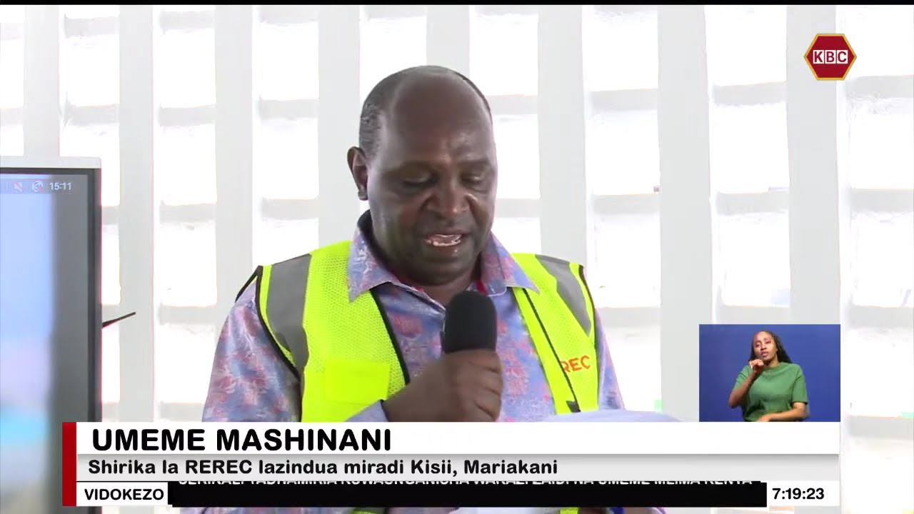 Shirika la REREC lazindua miradi Kisii, Mariakani