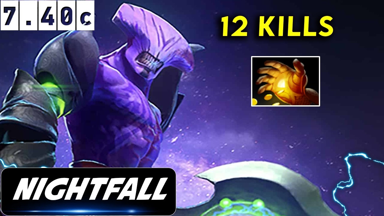 Nightfall Faaceless Void 12 Kills - Dota 2 Patch 7.40c Pro player Full Gameplay