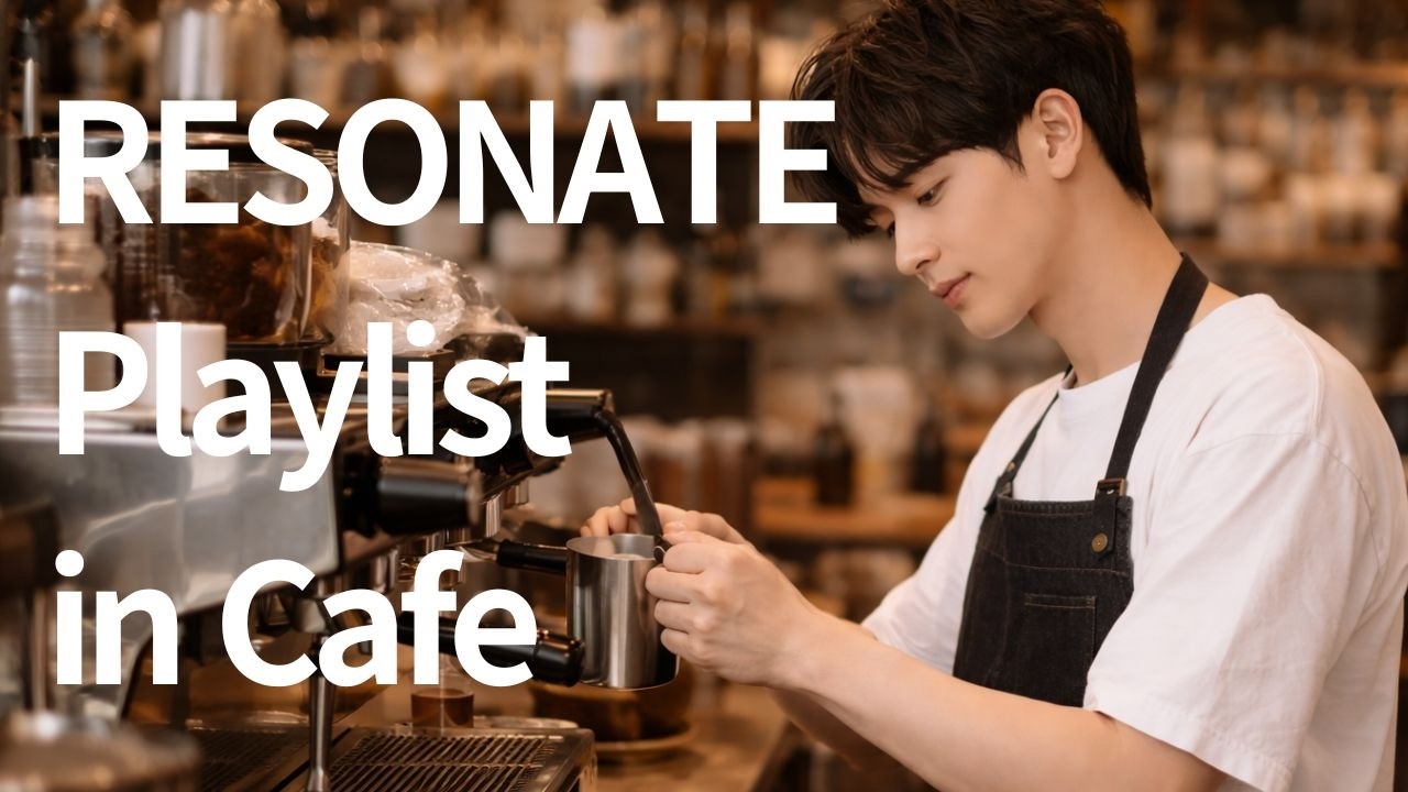 [PLAYLIST] 존잘 알바생과 카페에서 2시간 공부하며 썸 타기 | Studying for Two Hours at a Café with the Handsome Barista