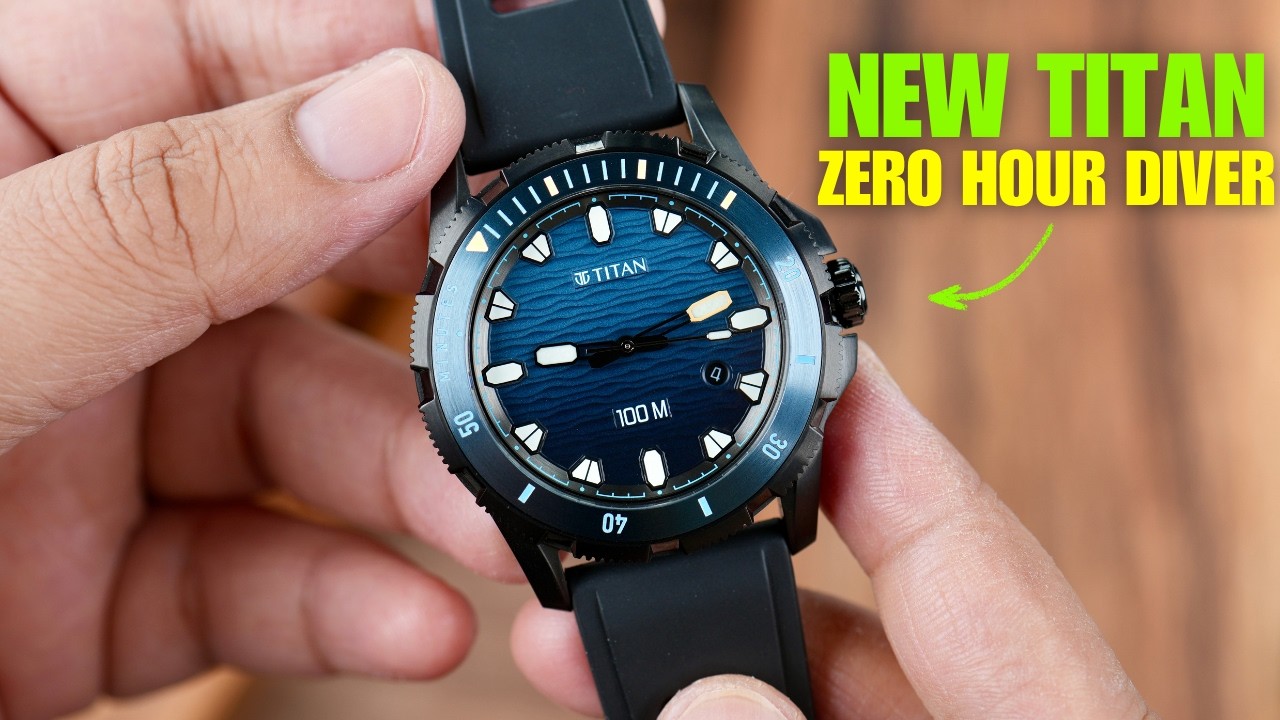 NEW Titan Zero Hour Diver 100M Review: Is It Actually A Professional Dive Watch?🌊