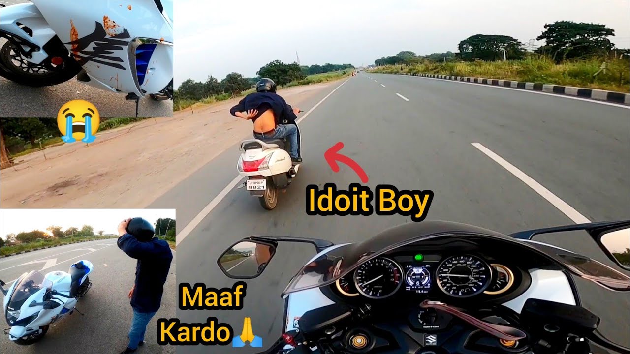 Idoit Boy SPITS On My Hayabusa 😡 Jaisa Karoge Waisa Poage 😡 😱
