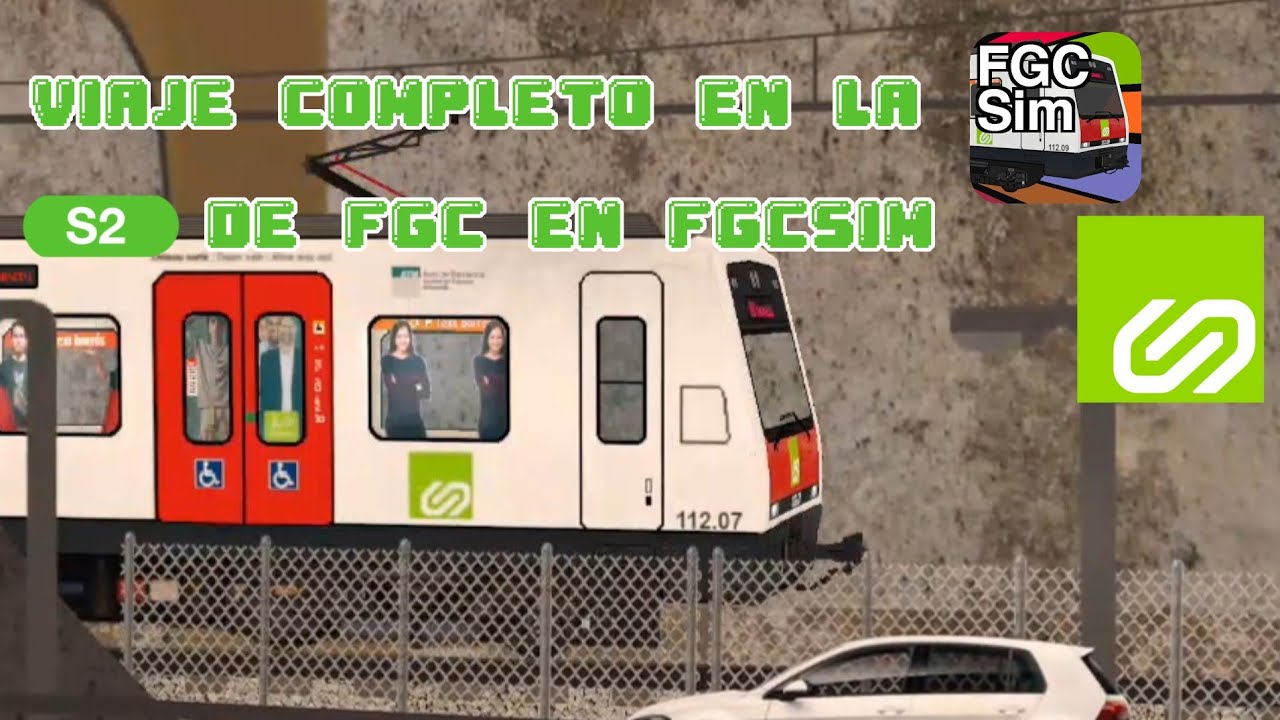 Viaje completo en la S2 desde Plaça Cataluña hasta Castellar Del Vallès en FGCSim 