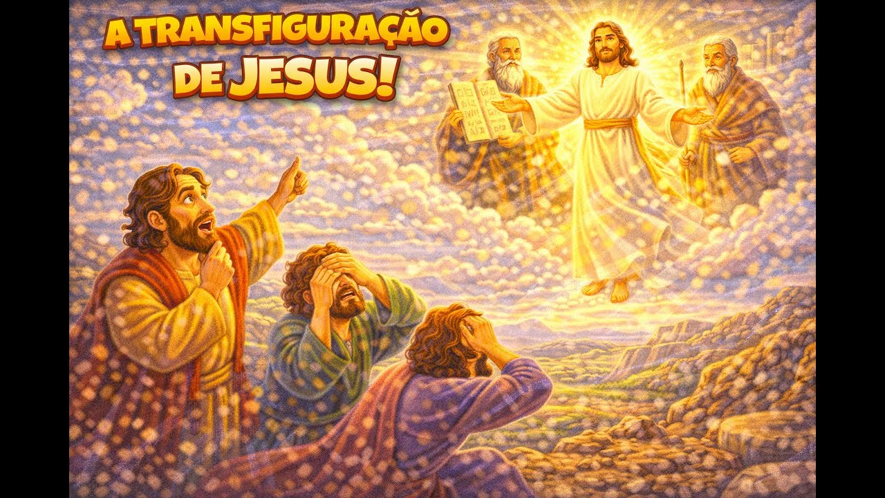 A TRANSFIGURAÇÃO DE JESUS...