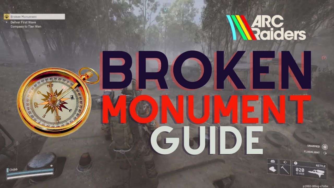 How To Find A Compass In Arc Raiders- Broken Monument Quest