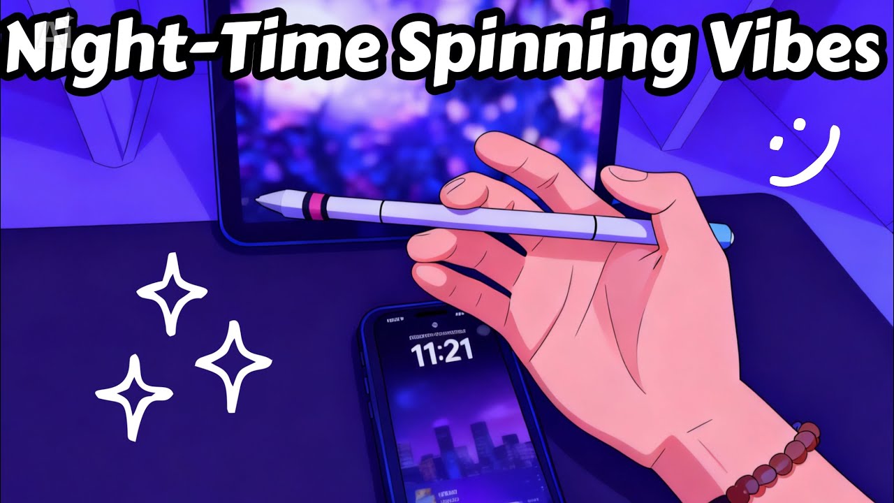 Pen Spinner Chill Night Vibe 🌙| Spinning Vortex