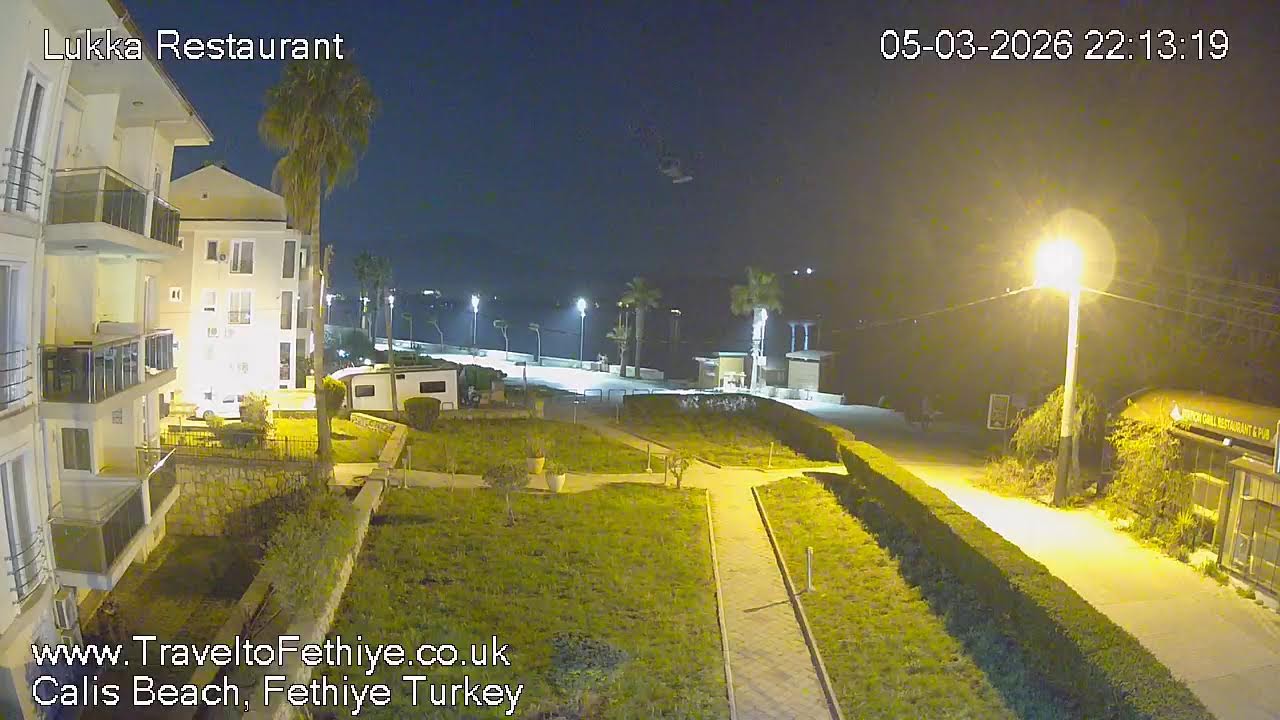 Webcam Live from Calis Beach, Fethiye Turkey | Fethiye webcam