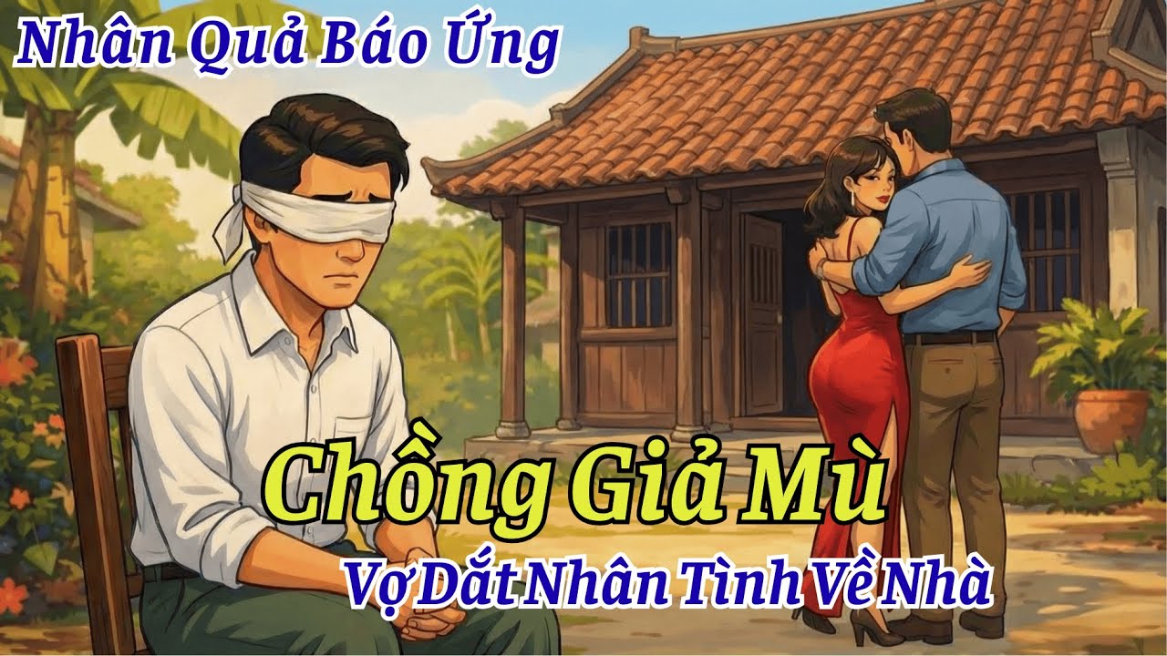 Chồng Giả Mù Xem Vợ Dắt Trai Về Nhà Và Cái Kết Đắng Ngắt Cho Kẻ Phản Bội| Chuyện Nhân Quả