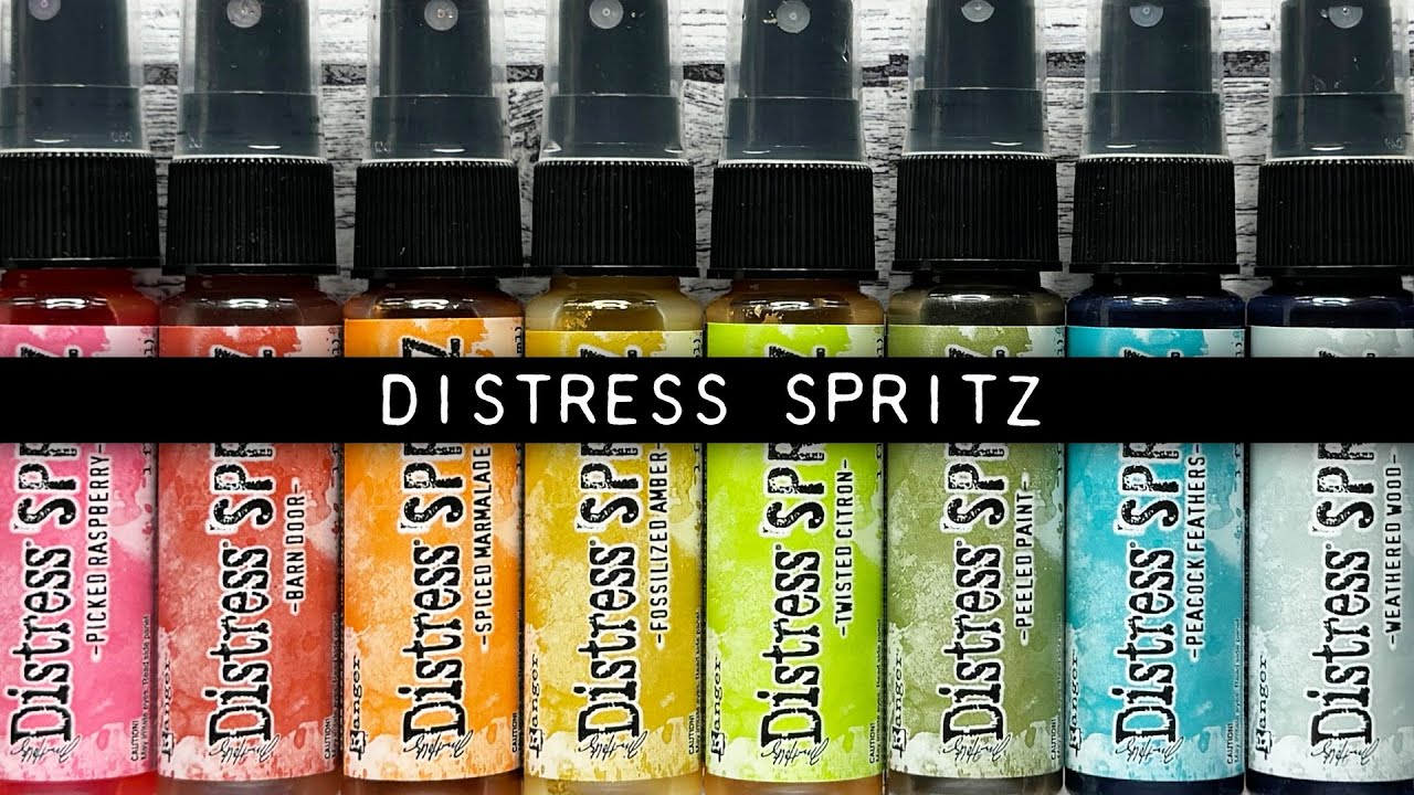 Tim Holtz Distress Spritz Techniques