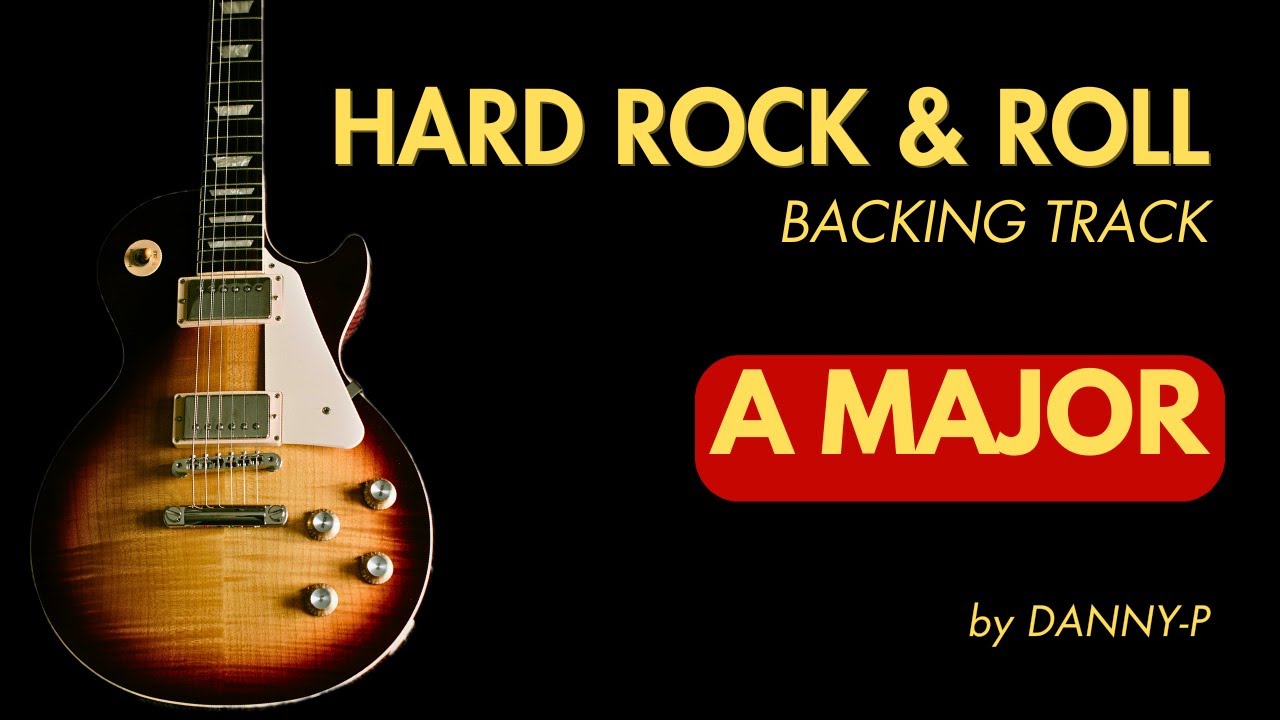 🔥 Hard Rock & Roll Backing Track in A | Jam Like a Legend! 🎸 (170 BPM)