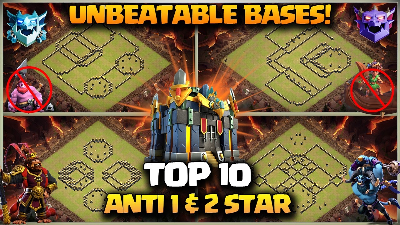 TOP 10 TH17 WAR BASE! New Th17 Bases🔥Th17 Anti Thrower & Anti Root Rider Bases + Th17 vs Th18 Attack