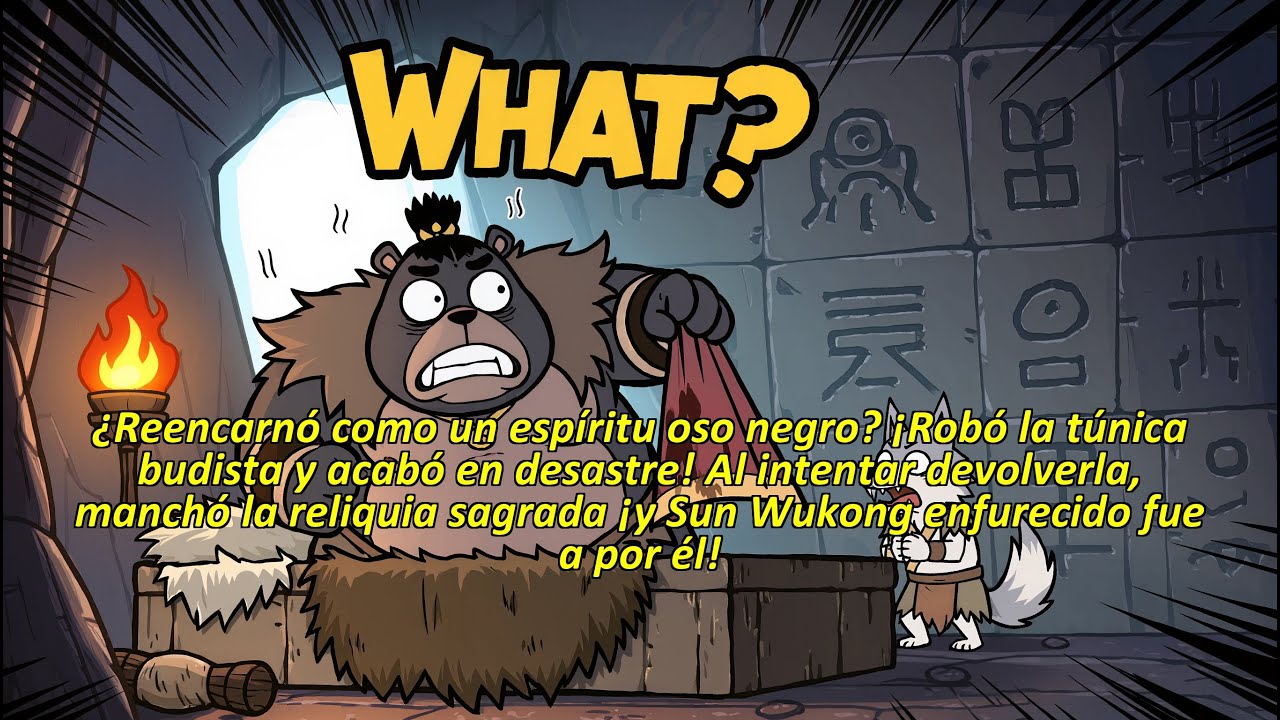 📌¿Reencarné en un Oso Negro? ¡Atrapado tras robar el tesoro sagrado!