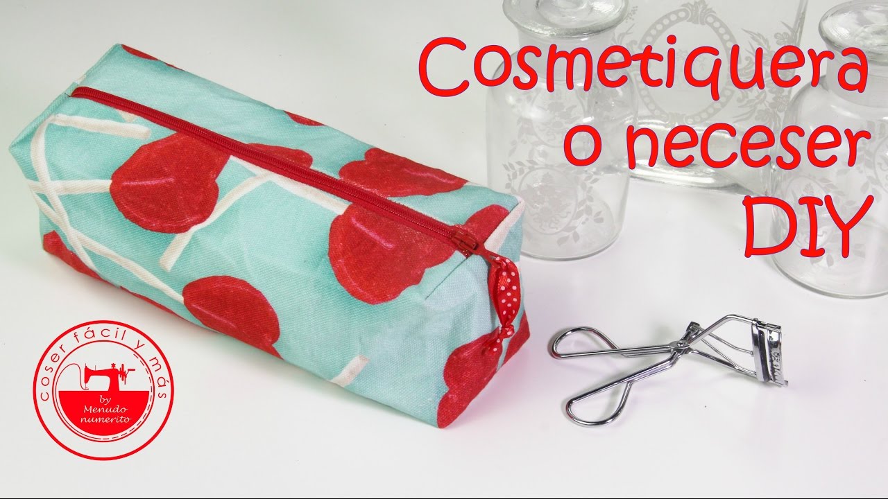 Cómo coser un neceser, cosmetiquera o valisette cuadrados