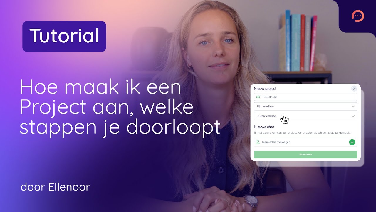 Hoe maak je een project aan in Woub | Woub Tutorial Video