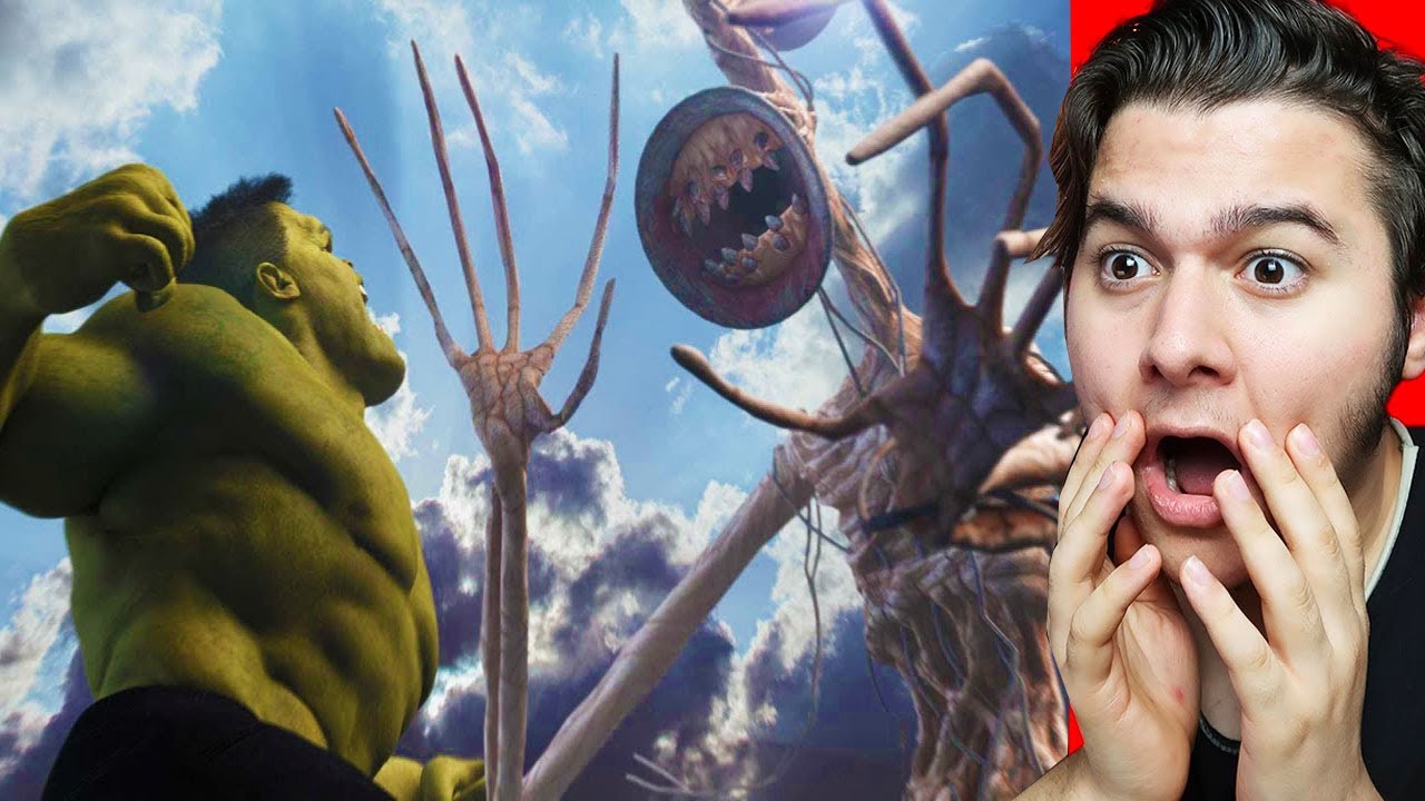 GERÇEK HAYATTA HULK VS SİREN KAFA SAVAŞI !! (Siren Head vs Hulk)