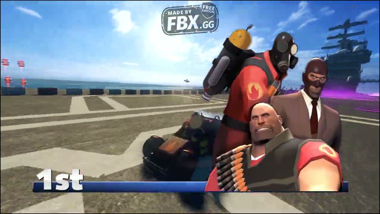 Sonic & All Stars Racing Transformed: All Tracks with Team Fortress