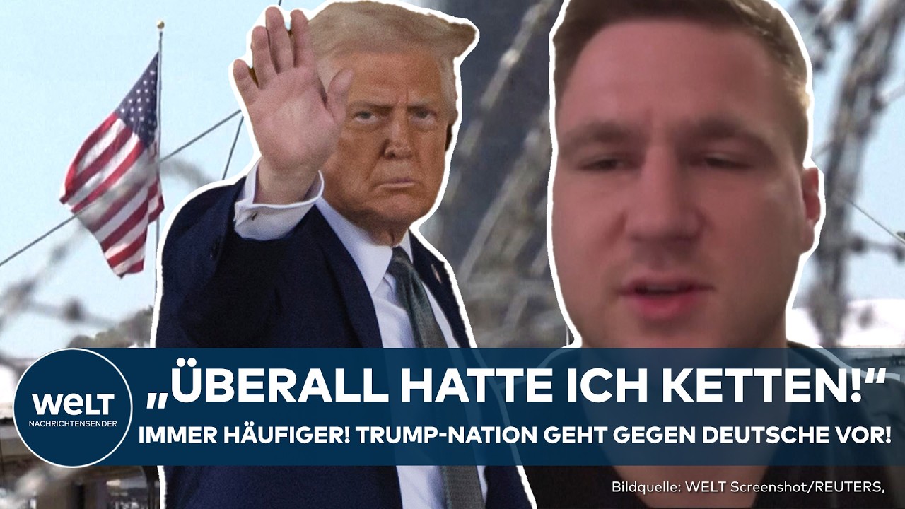 DEUTSCHE IN US-HAFT: Lucas Sielaff schildert Tortour der Trump-Abschiebung! 