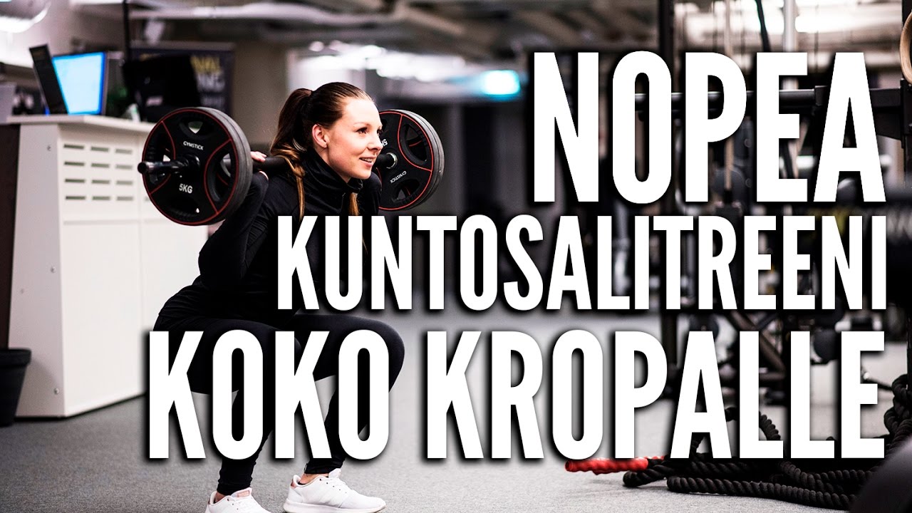 Nopea kuntosalitreeni koko kropalle - Sanna Laitinen (Treenivideo) | Tikis - Parempi olla