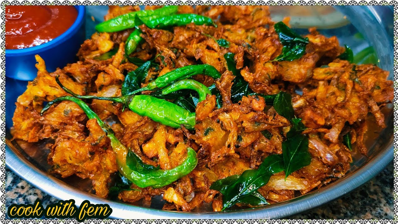 Bohot Crispy Pyaz Ke Pakode - Market Sey Lana Bhuljayengey Jab Ghar Par Banengey Pakode,Bread Pakoda