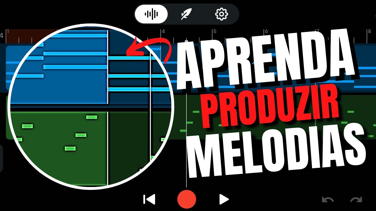 como produzir melodias no bandlab