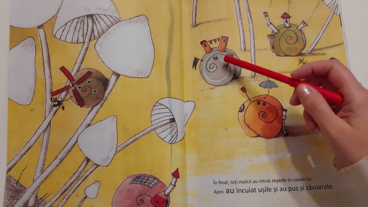 Povești citite pentru copii : MELCUL FĂRĂ COCHILIE / Povesti educative, audio
