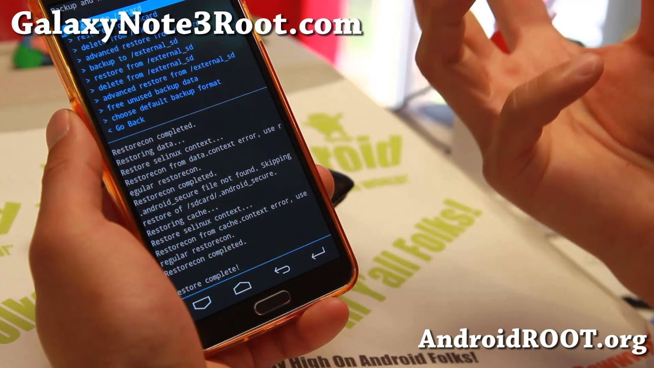 How to Backup/Restore ROM using CWM on Rooted Galaxy Note 3!