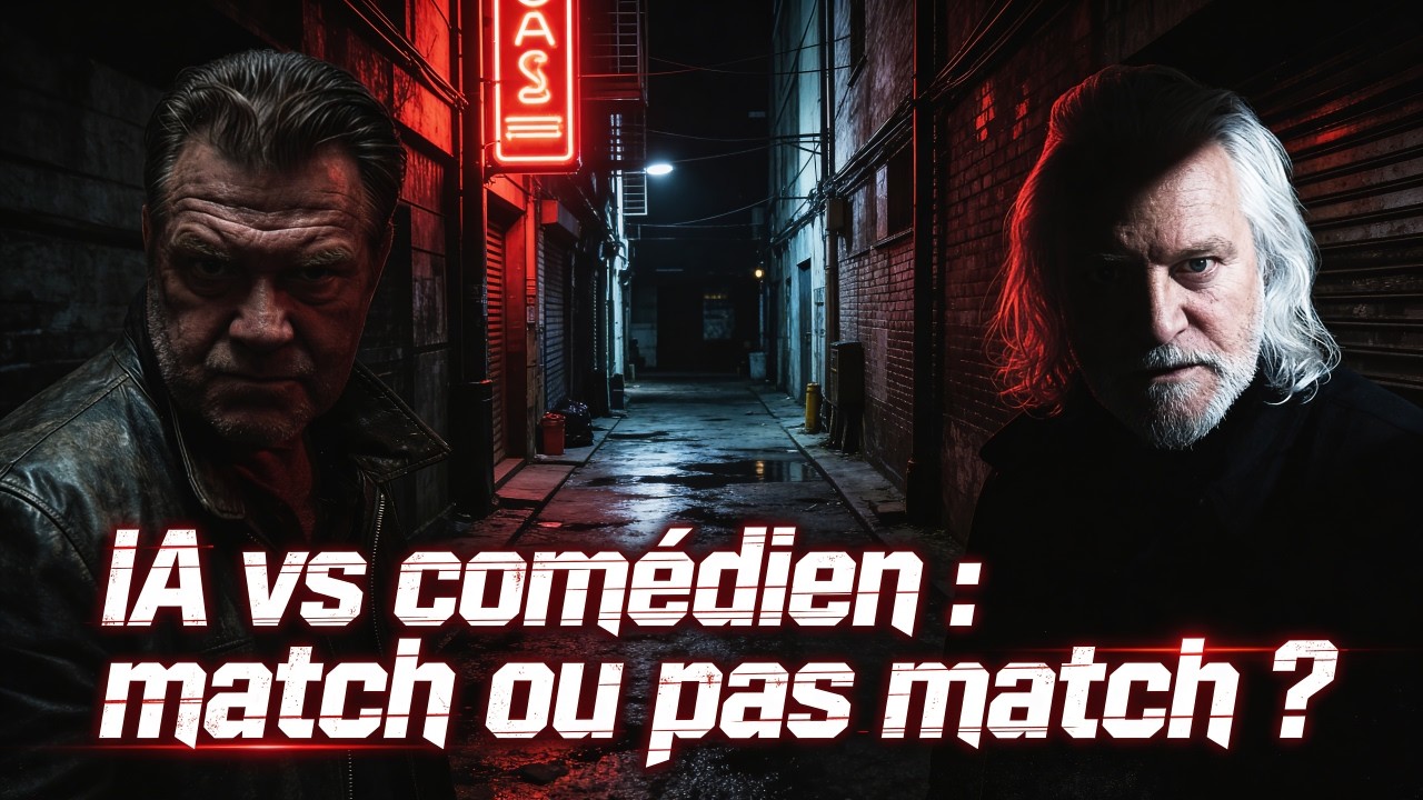Démonstration d'animation IA par un comédien