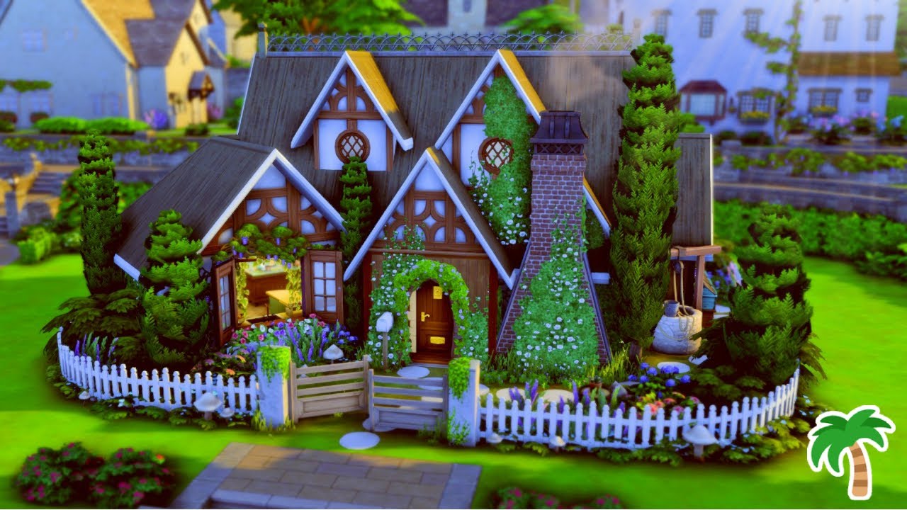 Plantsim's Cottage 🍃💖 The Sims 4 Real Time Build With Me | No CC