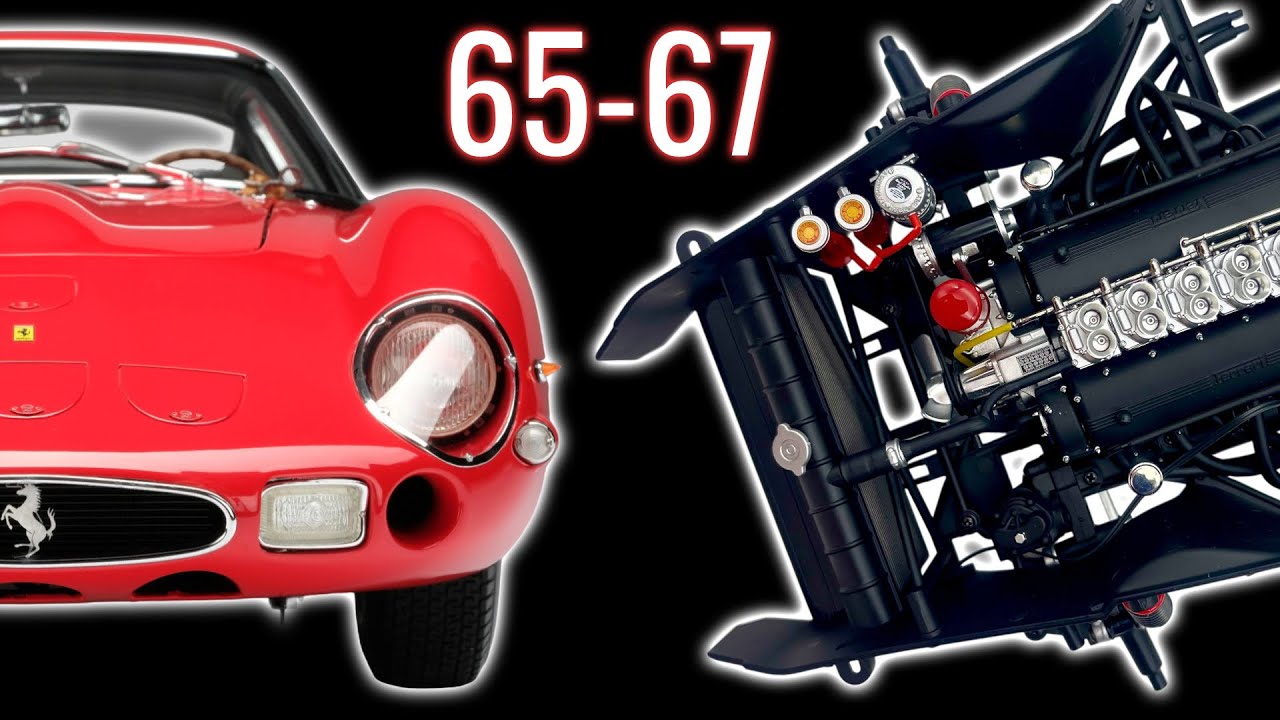 Chłodnica, stabilizator, klakson Ferrari 250 GTO w skali 1/8 | Części od 65 - 67 | FIZI Publishing